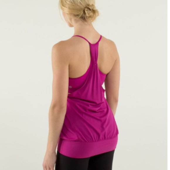 EUC Lululemon No Limits Tank in Raspberry Size 4 - Picture 3 of 9